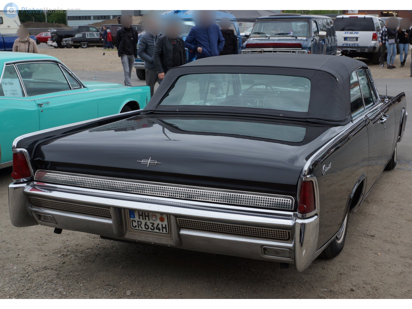 HH CR 634 H, Lincoln Continental 4th gen 1961 4-door Convertible (74A), 1960–1961