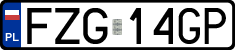 License plates of Poland, Regular car plates