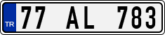 License plate of Turkey, Regular plates