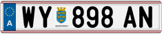 License plate of Austria, Regular plates