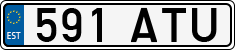 License plate of Estonia, Regular car plates