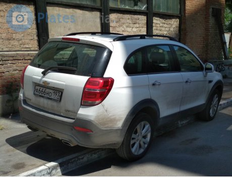 а666но197, Chevrolet Captiva