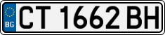 License plate of Bulgaria, Cars