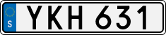 License plate of Sweden, Regular plates