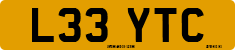 License plate of the United Kingdom, 1983 year system