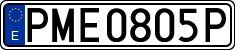 License plates of Spain, Official and military plates