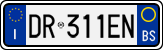 License plate of Italy, Cars (1994 year series)