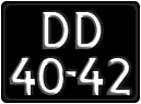 License plate of Portugal, Regular plates