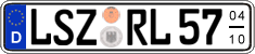 German license plate, Seasonal plates