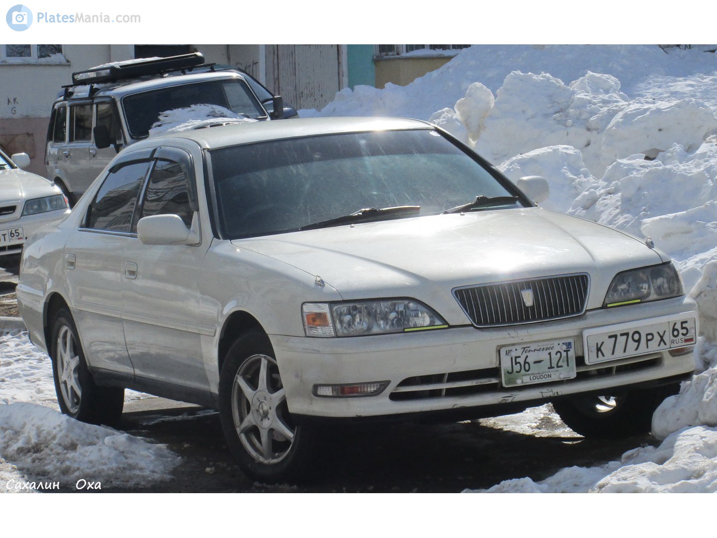 J56-12T, License plate without vehicle 