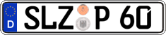 German license plate, Regular plates