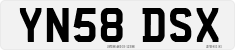 License plate of the United Kingdom, 2001 year system