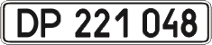 License plate Ukraine, Diplomatic