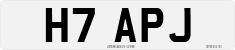 License plate of the United Kingdom, 1983 year system
