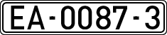 License plates of Spain, Official and military plates