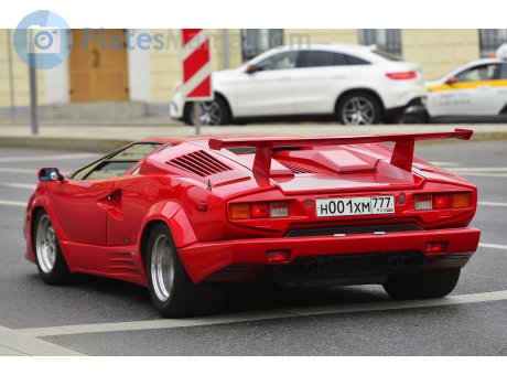 н001хм777, Lamborghini Countach