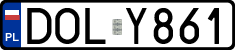License plates of Poland, Regular car plates