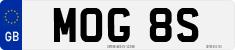 License plate of the United Kingdom, 1963 year system