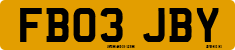 License plate of the United Kingdom, 2001 year system