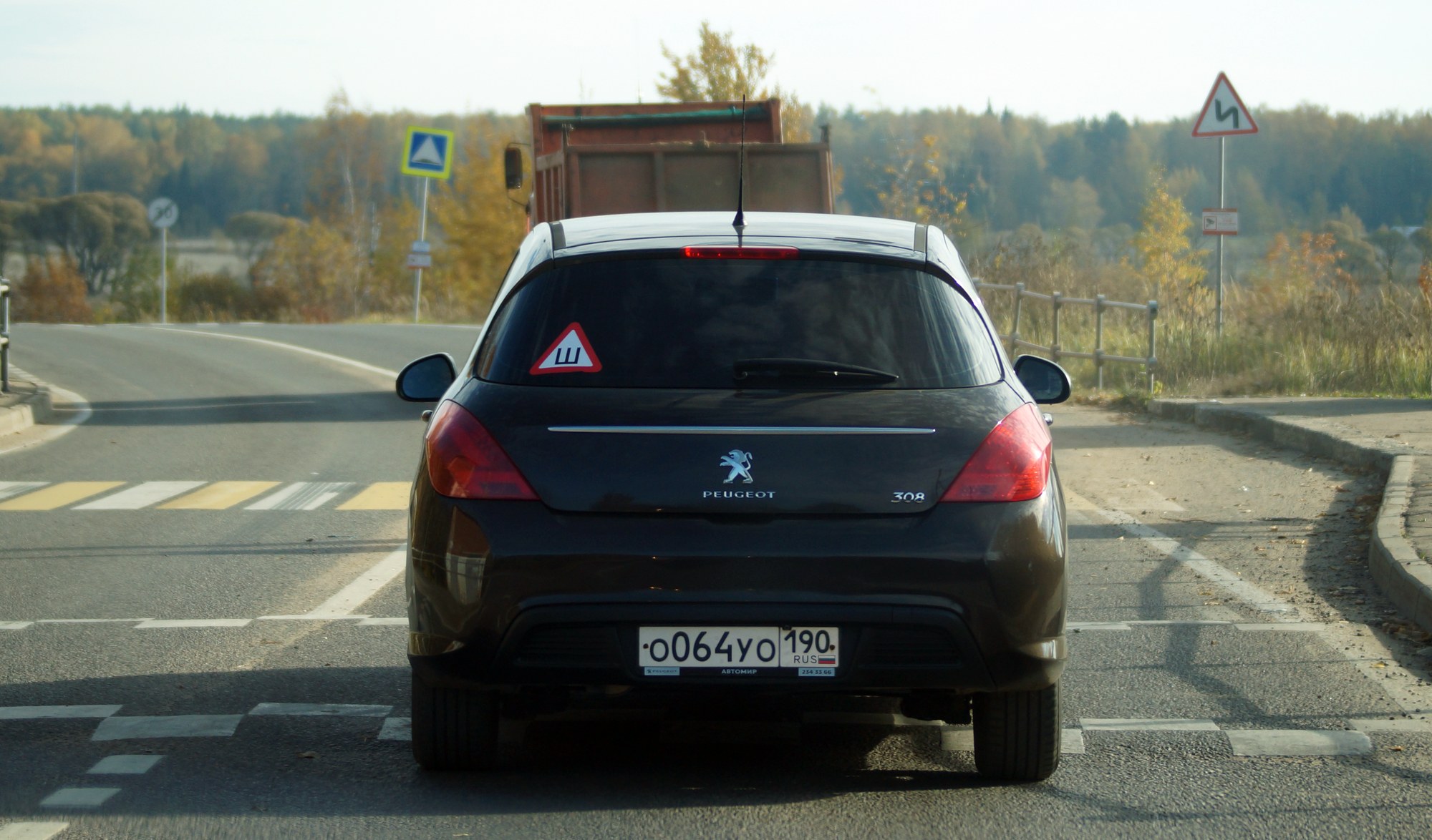 о 064 уо 190, Peugeot 308 