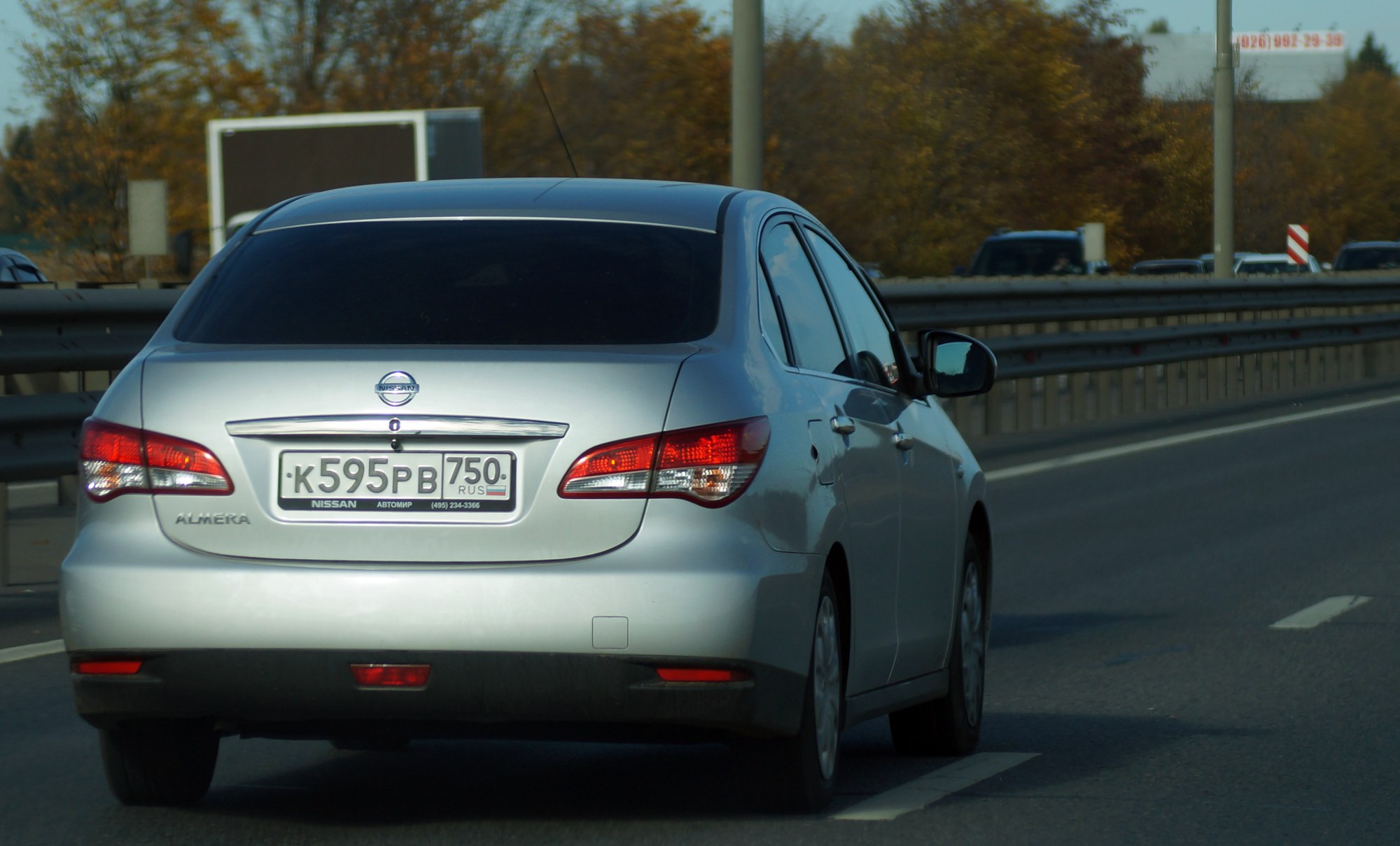 к 595 рв 750, Nissan Almera 