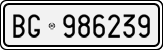 License plate of Italy, Cars (1927 year series)