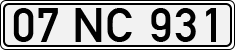 License plate of Turkey, Regular plates