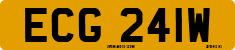 License plate of the United Kingdom, 1963 year system