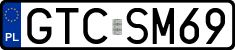 License plates of Poland, Regular car plates