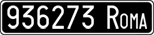 License plate of Italy, Cars (1927 year series)