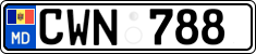 License plate of Moldova, Cars (2015)