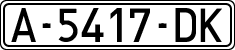 License plates of Spain, 1971 year series