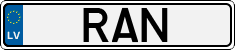 License plate of Latvia, Vanity Plates
