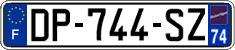 French license plate, SIV (ordinary)