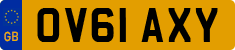 License plate of the United Kingdom, 2001 year system