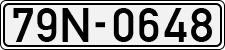 License plate of Vietnam, Cars