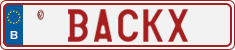 License plate of Belgium, Vanity Plates (2014)