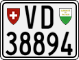 License plate of Switzerland, Motorcycles