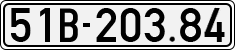 License plate of Vietnam, Cars