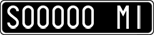 License plate of Italy, Cars (1927 year series)