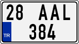 License plate of Turkey, Regular plates
