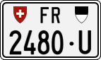License plate of Switzerland, Dealer (with 