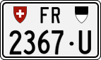 License plate of Switzerland, Dealer (with 