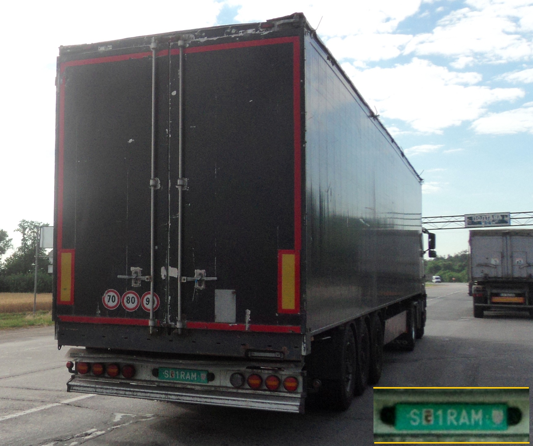 S 1 RAM, Export transit plates 