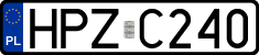 License plates of Poland, Authorities