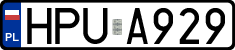 License plates of Poland, Authorities