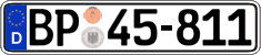 German license plate, Authorities and federal agencies