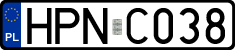 License plates of Poland, Authorities