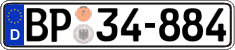 German license plate, Authorities and federal agencies