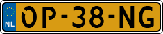 License plate of the Netherlands, Semi-trailers